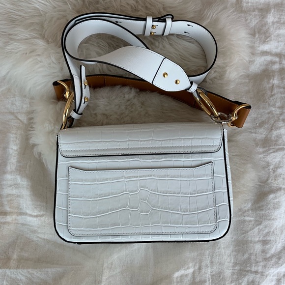 ✨ Chloe ✨ C Croc-Embossed Leather Shoulder Bag - Picture 8 of 8